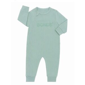 Bonds Baby‎ Tech Sweats Zip Wondersuit Sage Green Romper Zippy Size 2 Pajamas